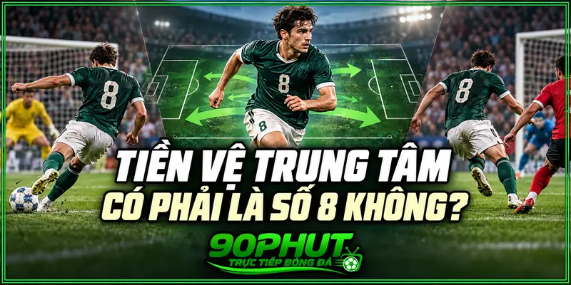 Tiền vệ trung tâm có phải là số 8 không