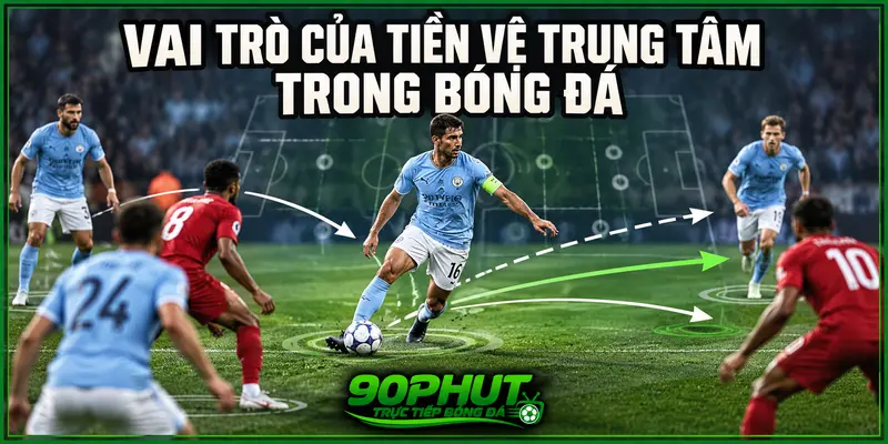 Vai trò của tiền vệ trung tâm trong bóng đá