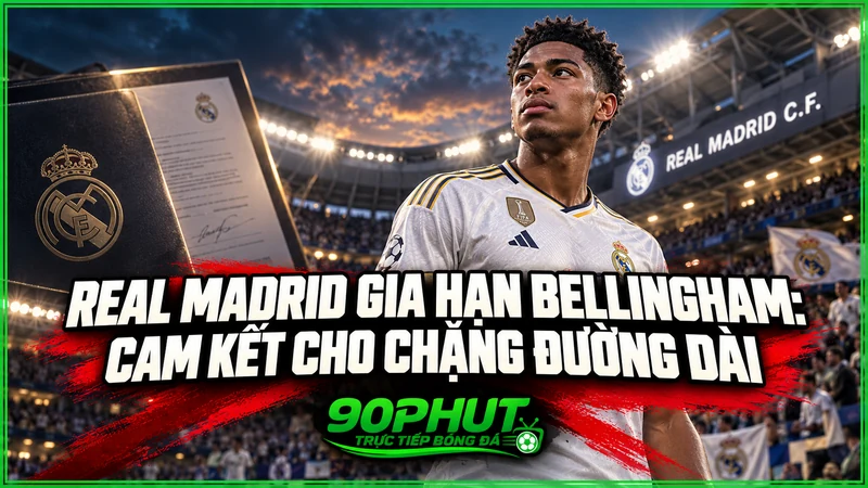 Real Madrid gia hạn Bellingham: Cam kết cho chặng đường dài