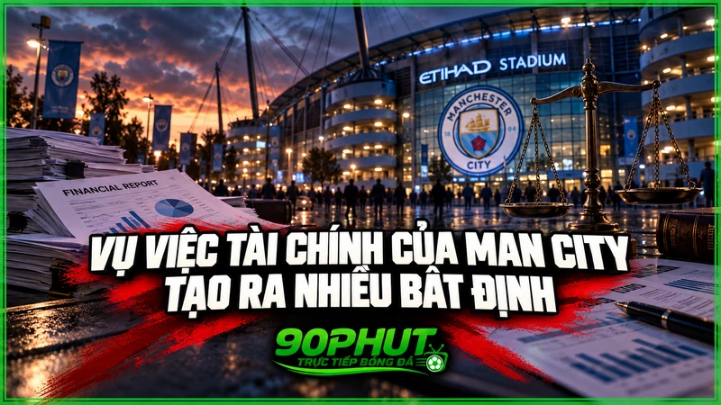Vụ việc tài chính của Man City tạo ra nhiều bất định